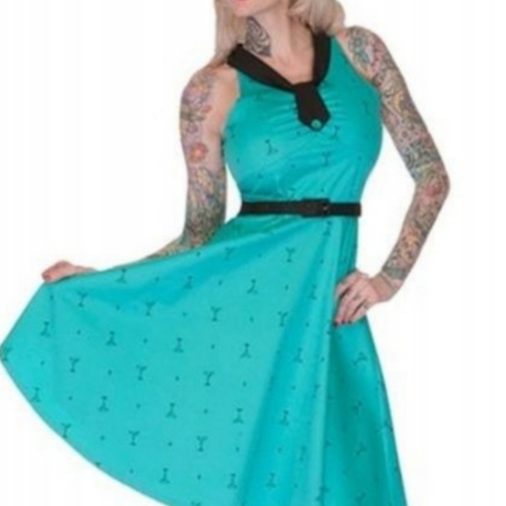 Voodoo Vixen Martini swing dress